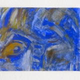 Kopf blau